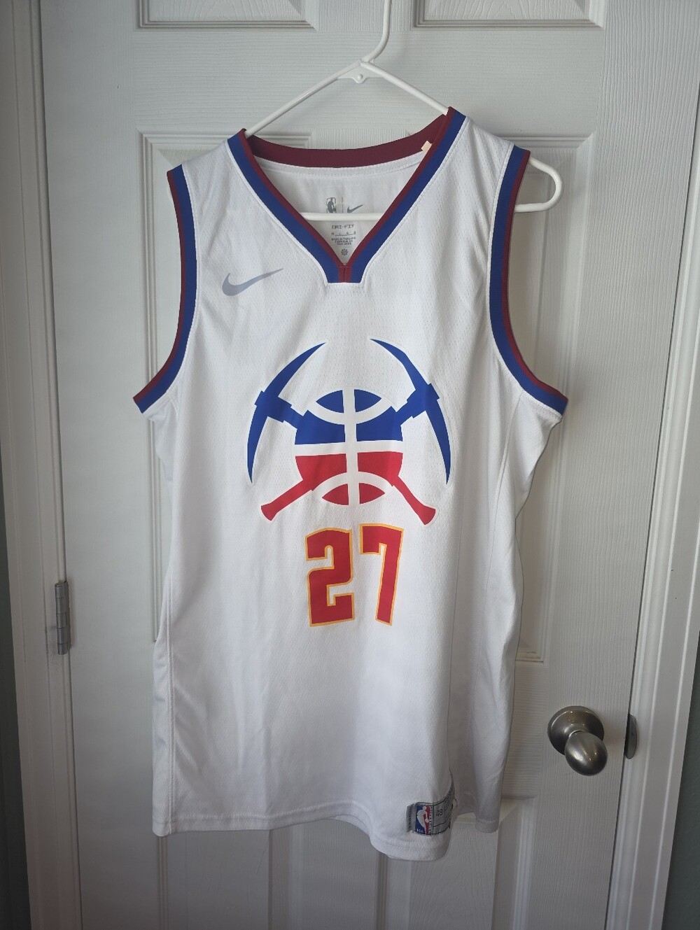 2020-2021 Jamal Murray Denver Nuggets NBA Jersey Nike SZL Swingma Earned Edition